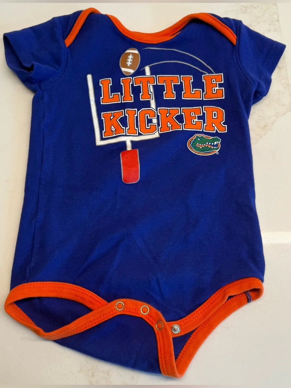 Florida Gators 3 Pc Baby Bodysuit Bundle 24M Football Onesies